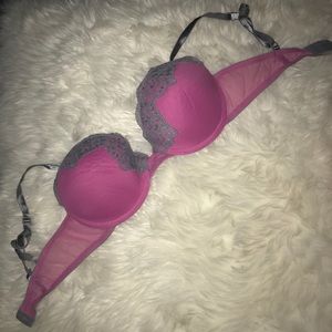 Pink bra